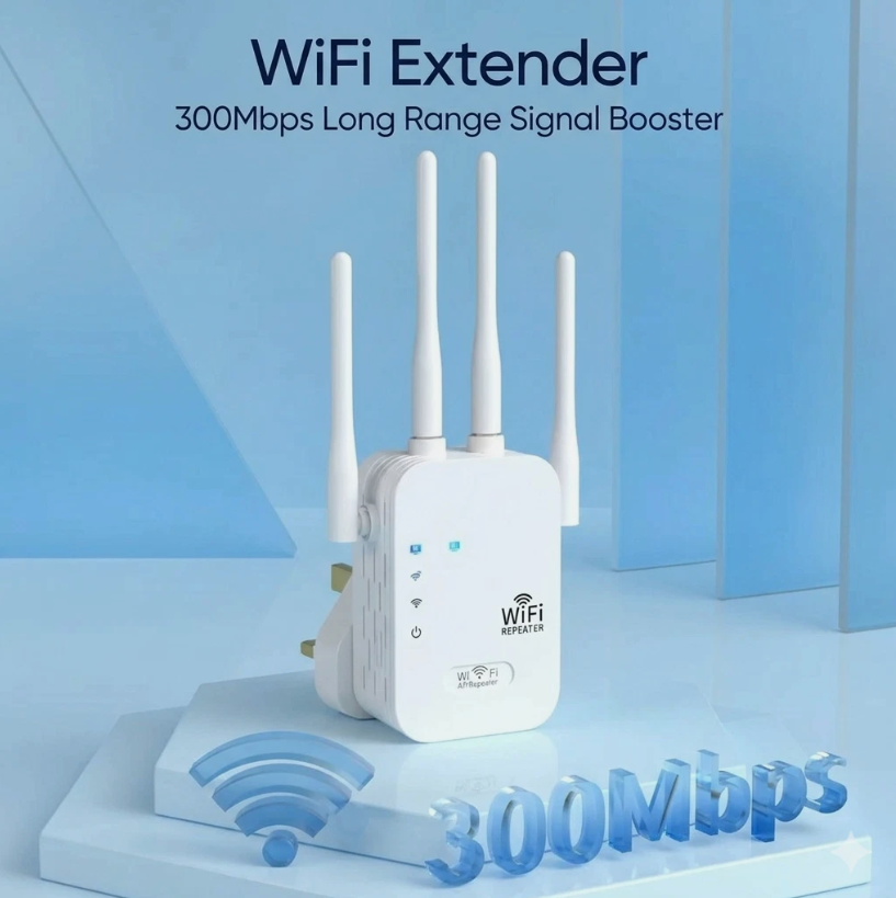 WiFi Repeater 2026 Upgraded Internet Booster,Model:ATU991